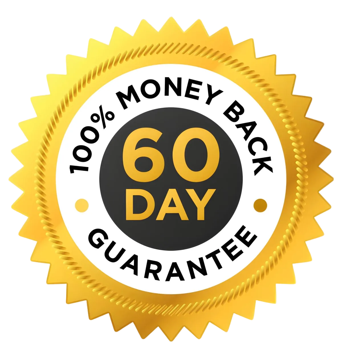 neuro salt 60 day money back guarantee badge